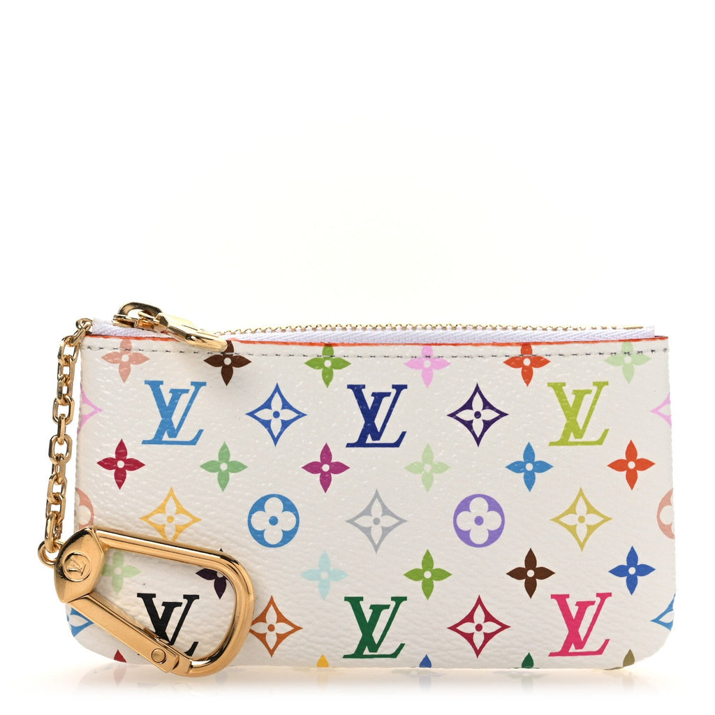 Louis Vuitton LV X TM Monogram Multicolor Key Pouch White