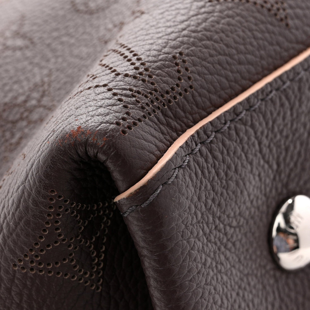 Louis Vuitton Mahina Carmel Hobo Chocolate