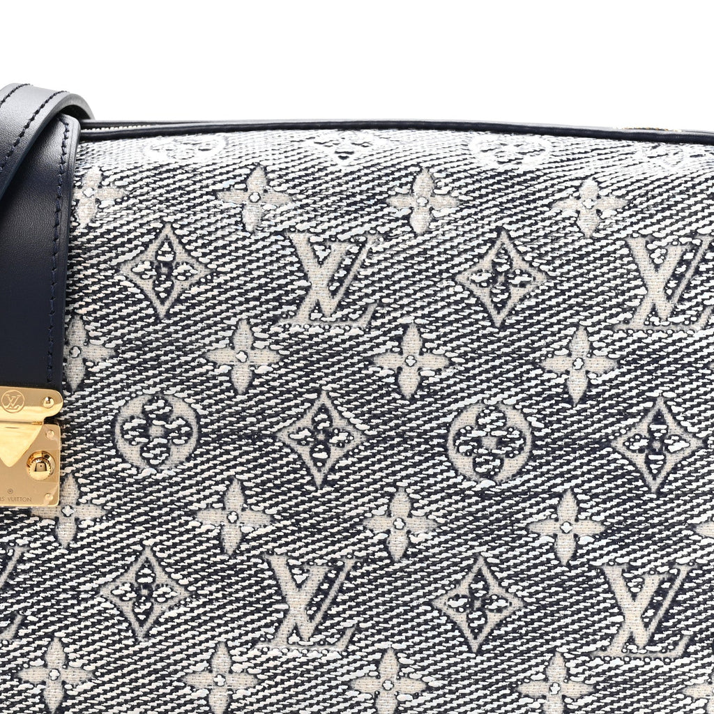 Louis Vuitton Monoglam Side Trunk MM Blue