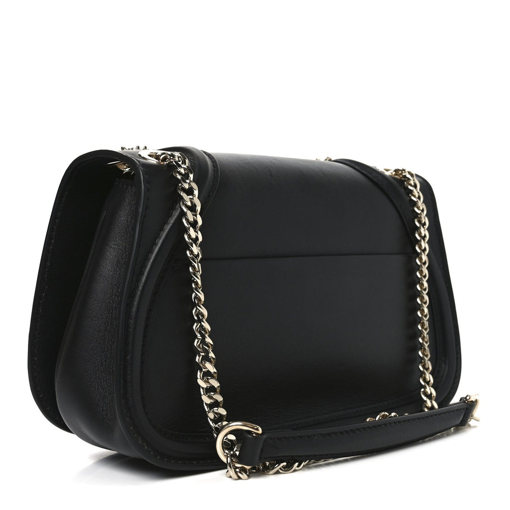 Gucci Calfskin Blondie Medium Shoulder Bag Black