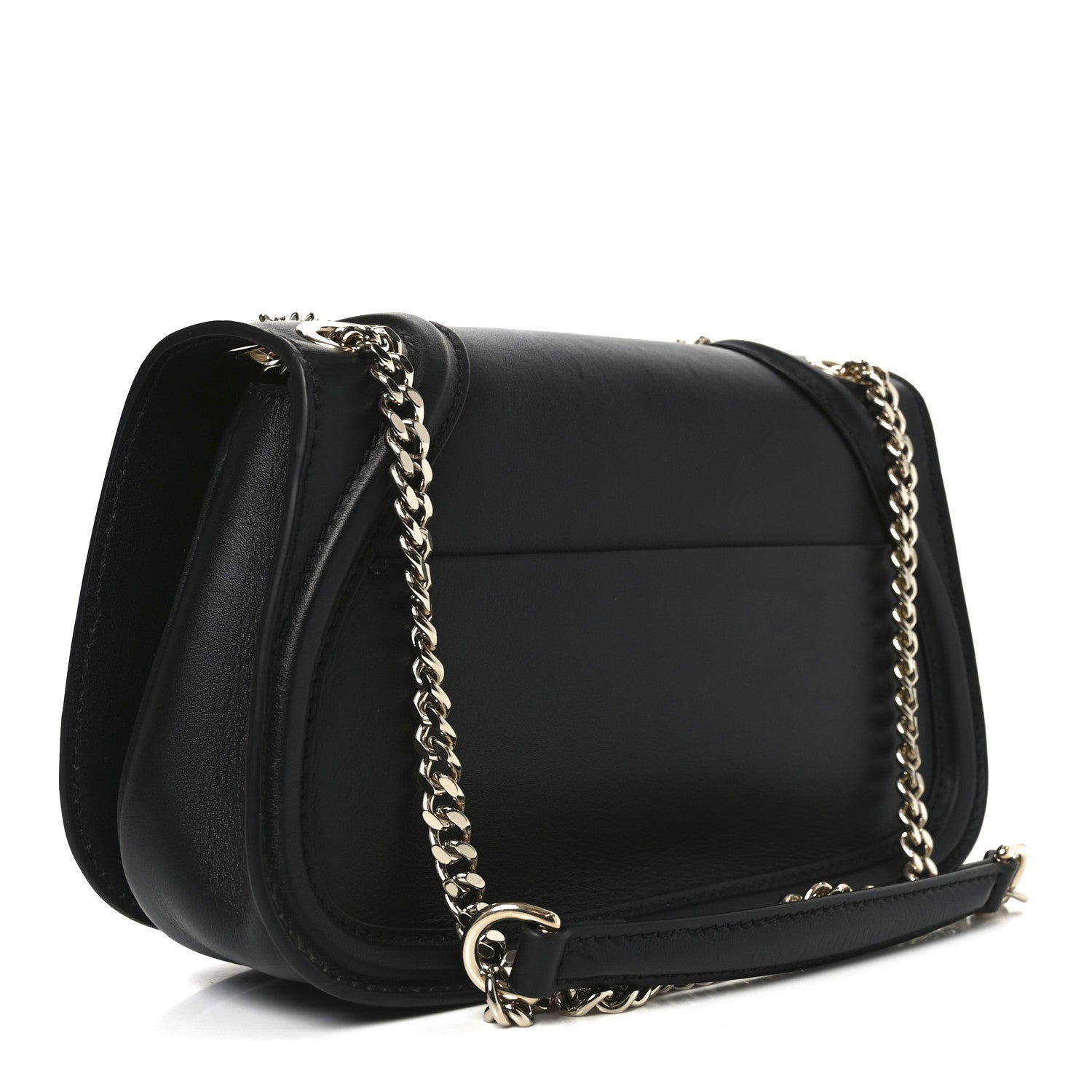 Gucci Calfskin Blondie Medium Shoulder Bag Black