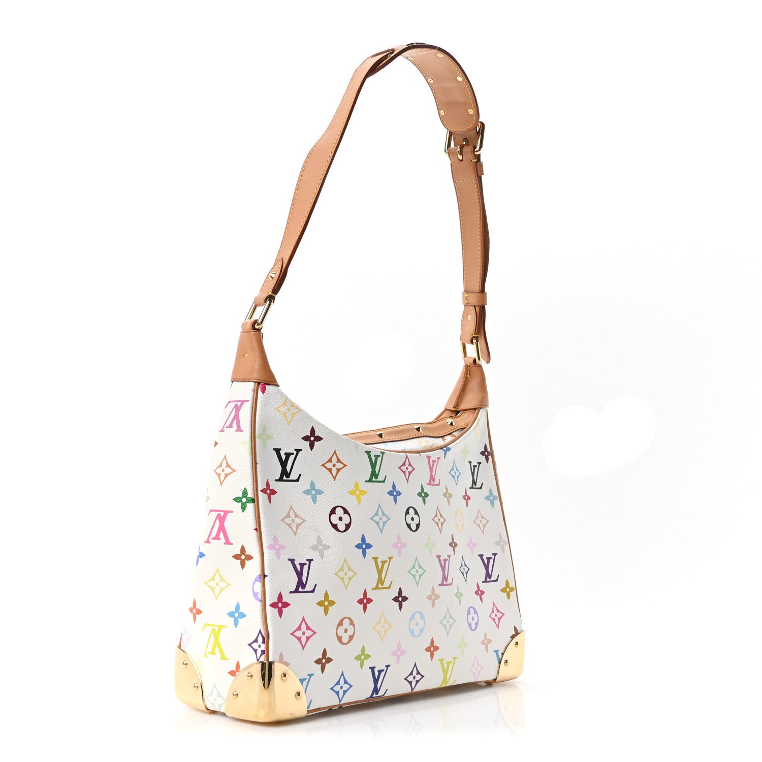 Louis Vuitton Monogram Multicolor Boulogne White
