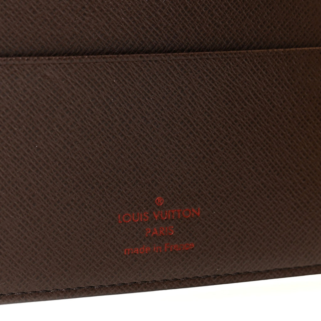 Louis Vuitton Damier Ebene Medium Ring Agenda Cover