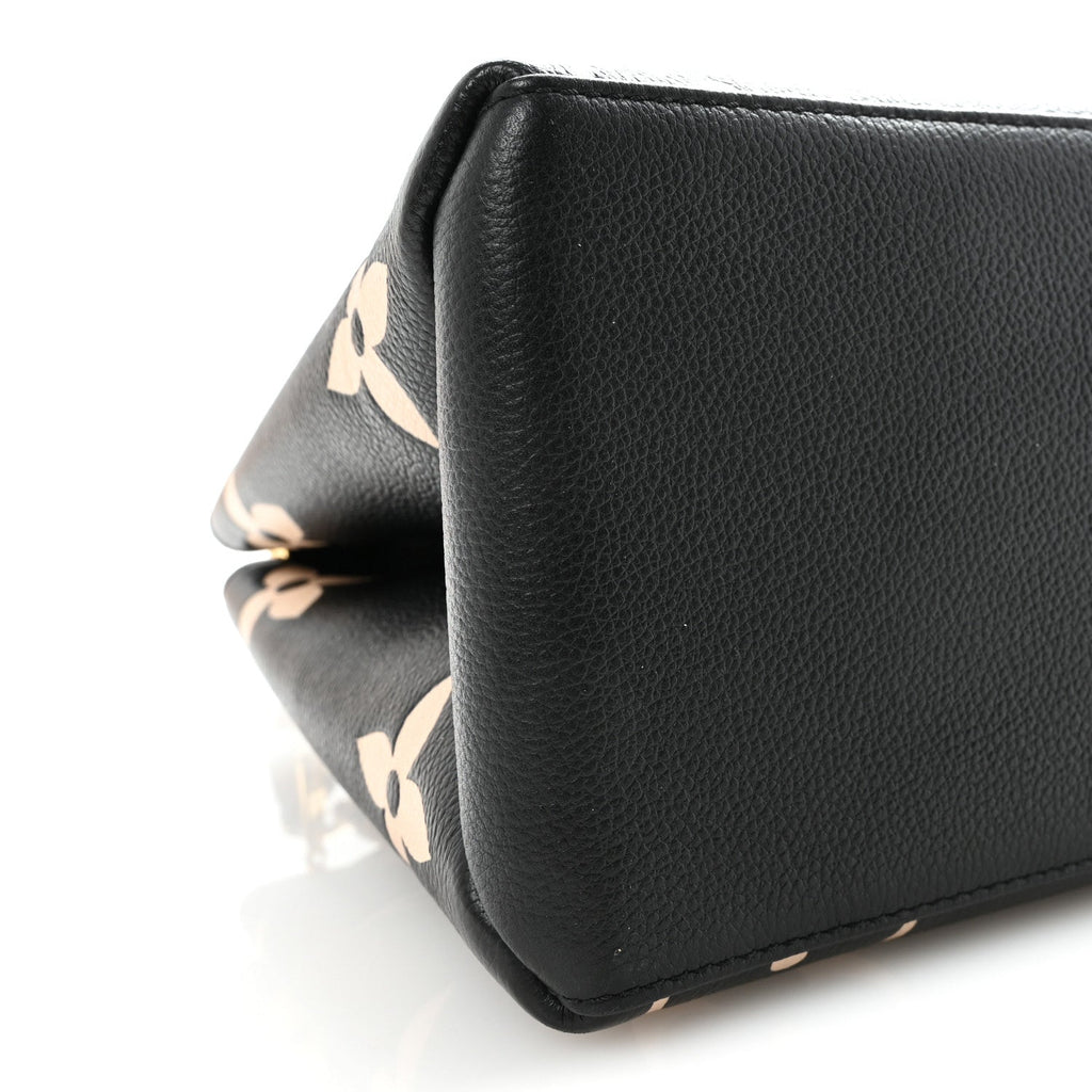 Louis Vuitton Empreinte Monogram Giant Petit Palais Black Beige
