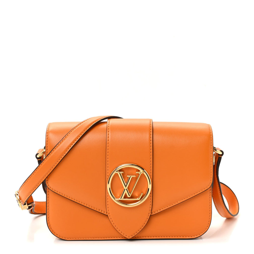 Louis Vuitton Smooth Calfskin LV Pont 9 Summer Gold
