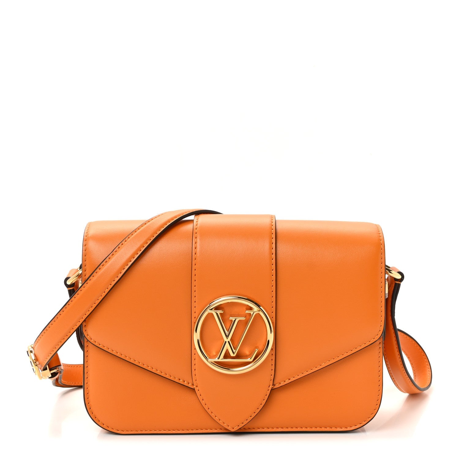 Louis Vuitton Smooth Calfskin LV Pont 9 Summer Gold