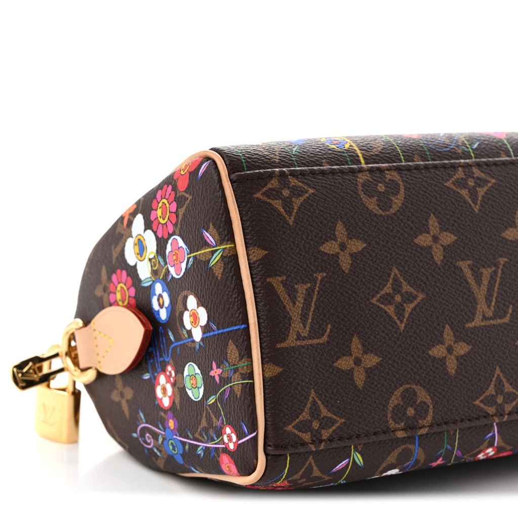 Louis Vuitton LV X TM Monogram Flowers Speedy Bandouliere 20