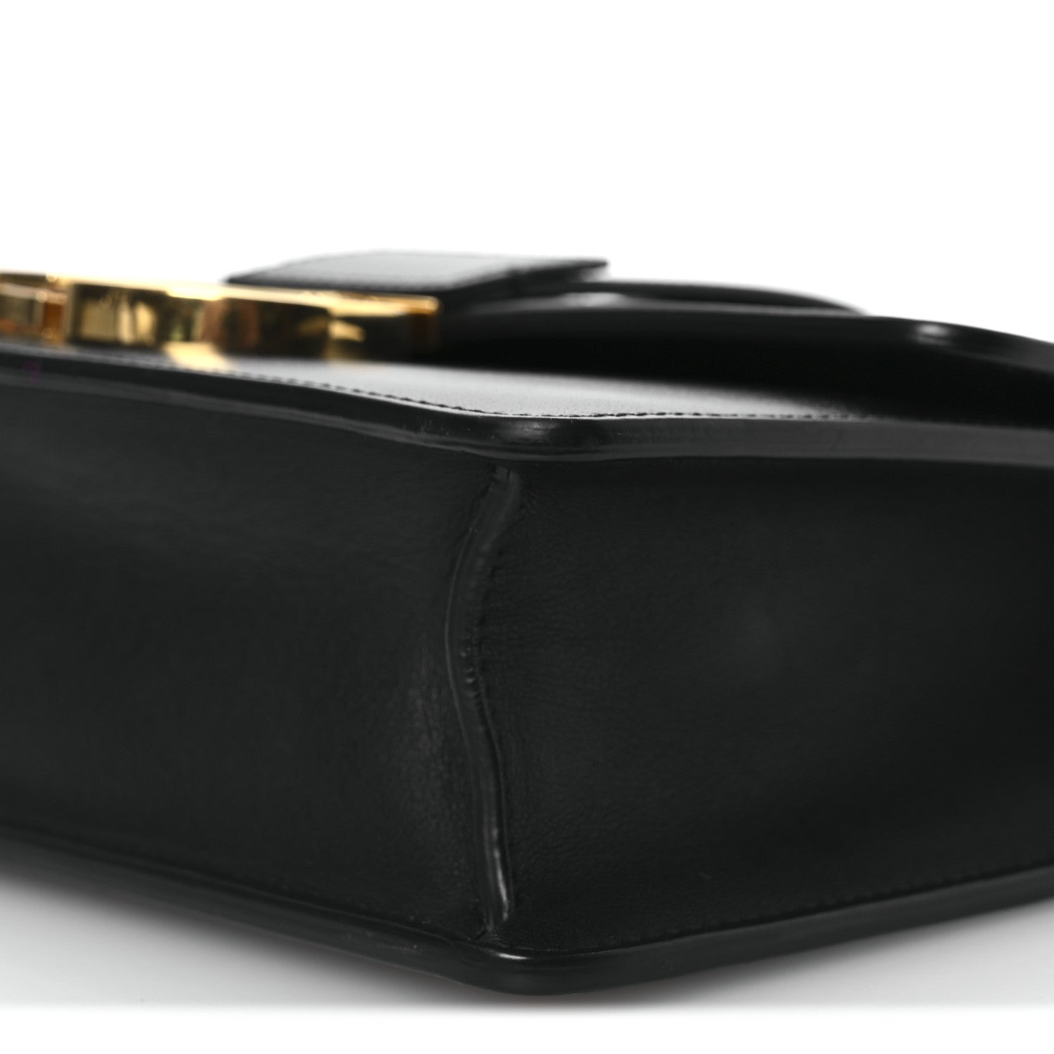 Christian Dior Box Calfskin 30 Montaigne Flap Bag Black
