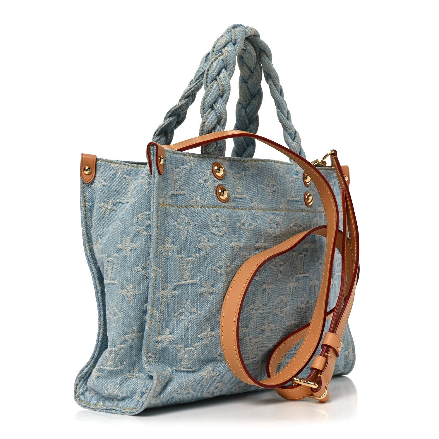 Louis Vuitton Monogram Washed Denim Let Go PM Sky Blue