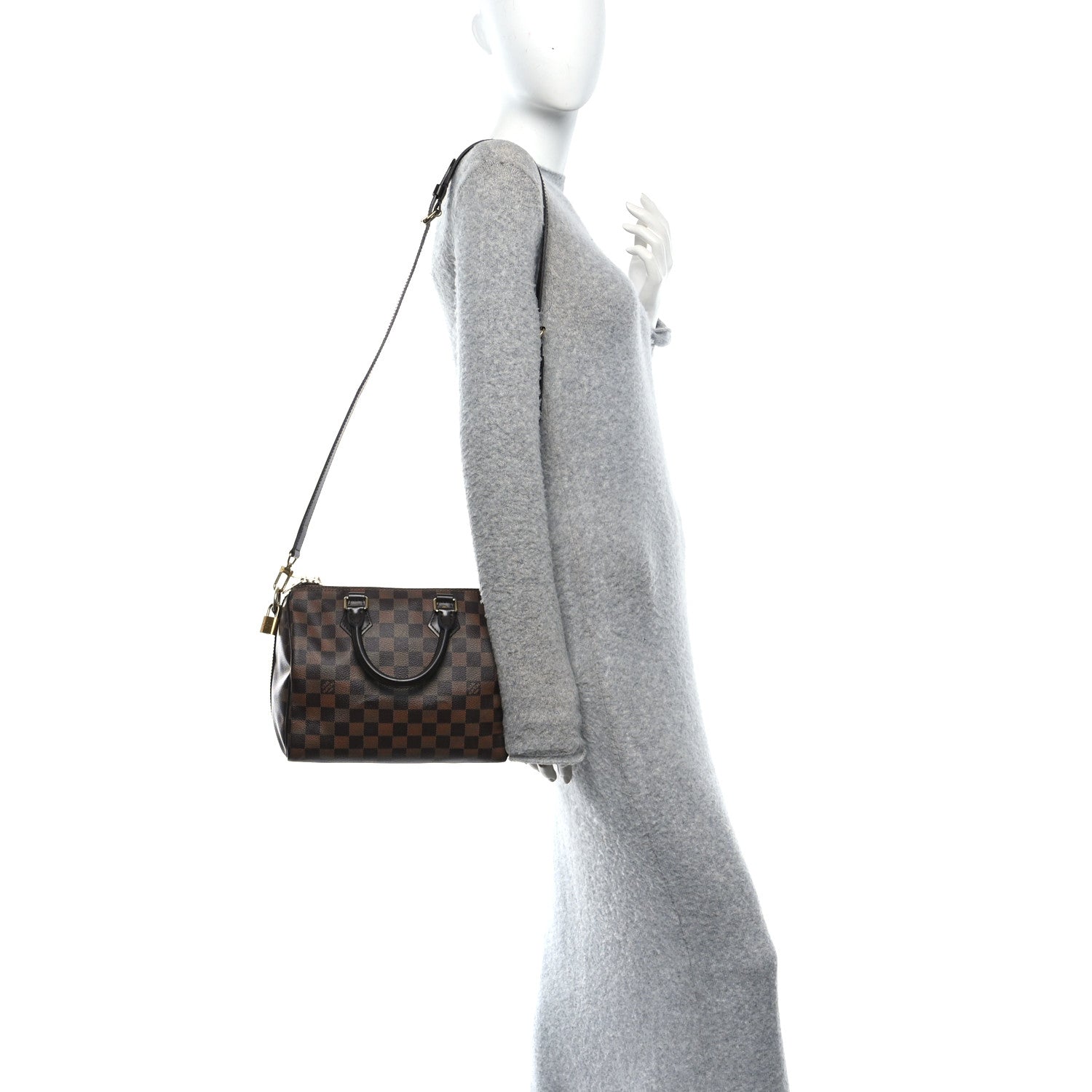 Louis Vuitton Damier Ebene Speedy Bandouliere 25