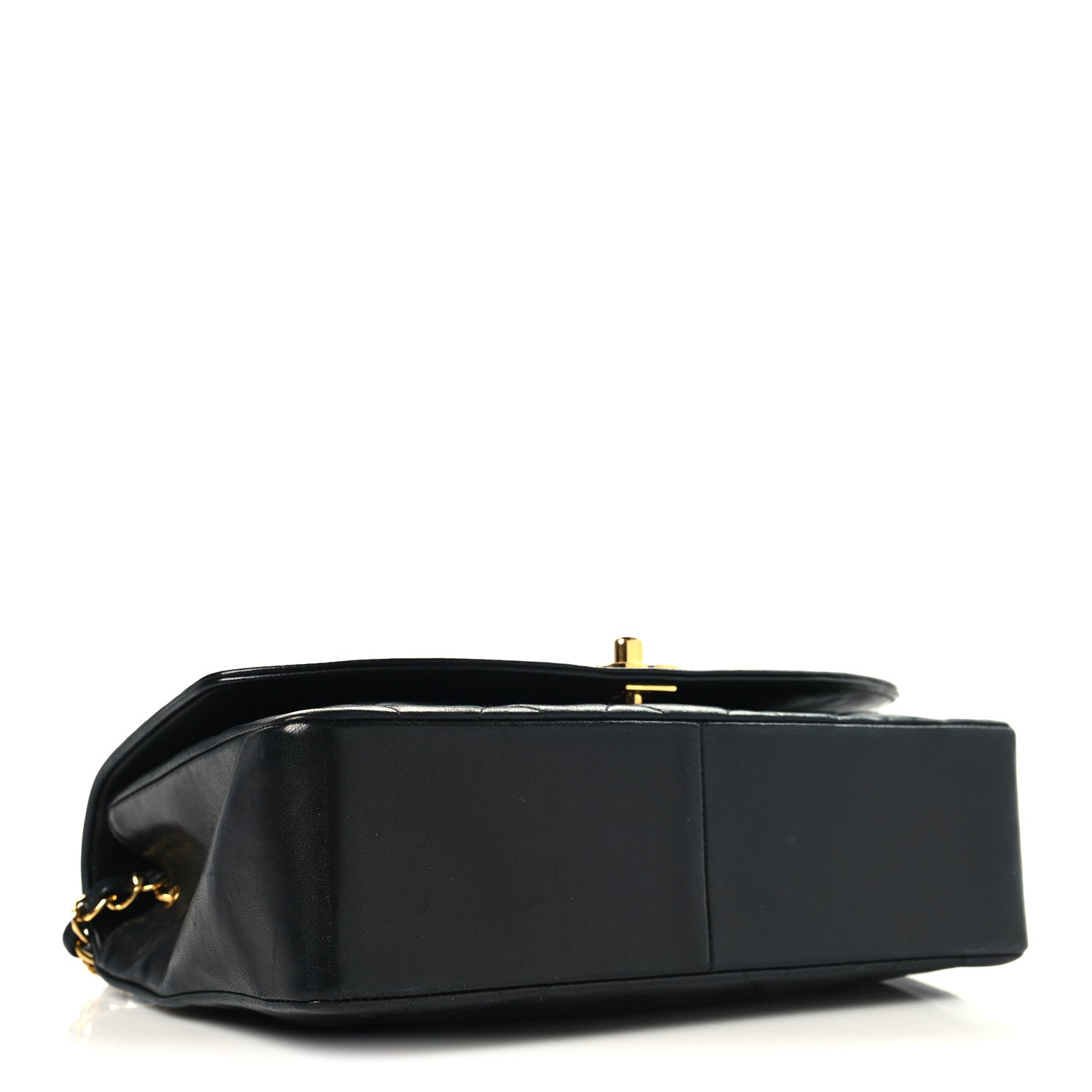 Chanel Lambskin Quilted Medium Single Flap Black