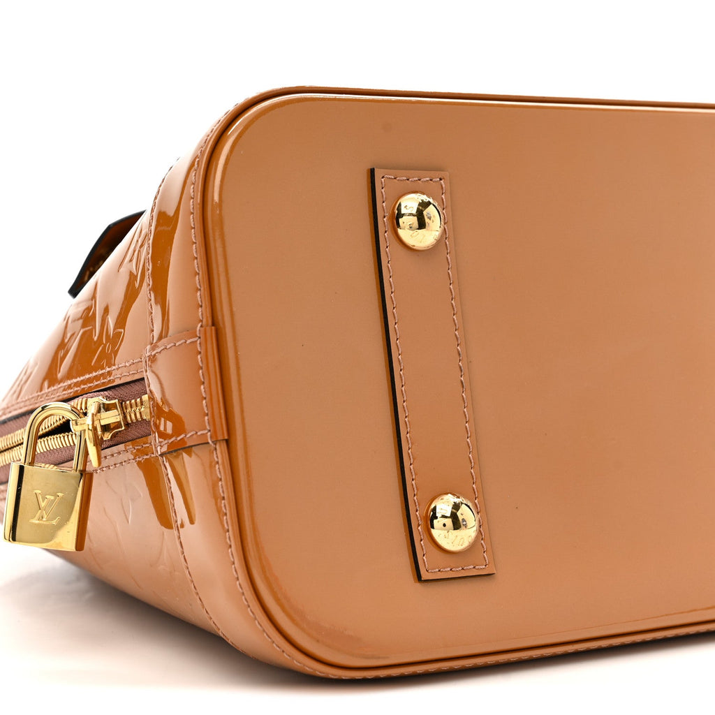 Louis Vuitton Vernis Alma PM Rose Velours
