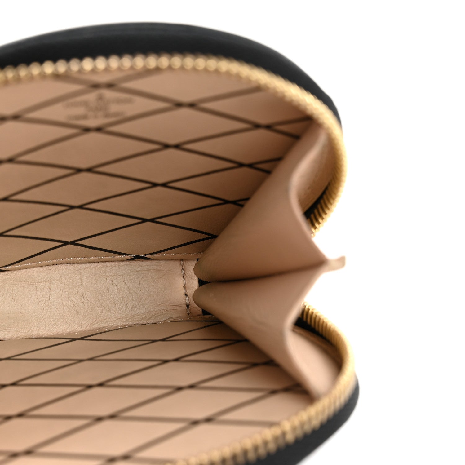 Louis Vuitton Calfskin Monogram Micro Boite Chapeau Black