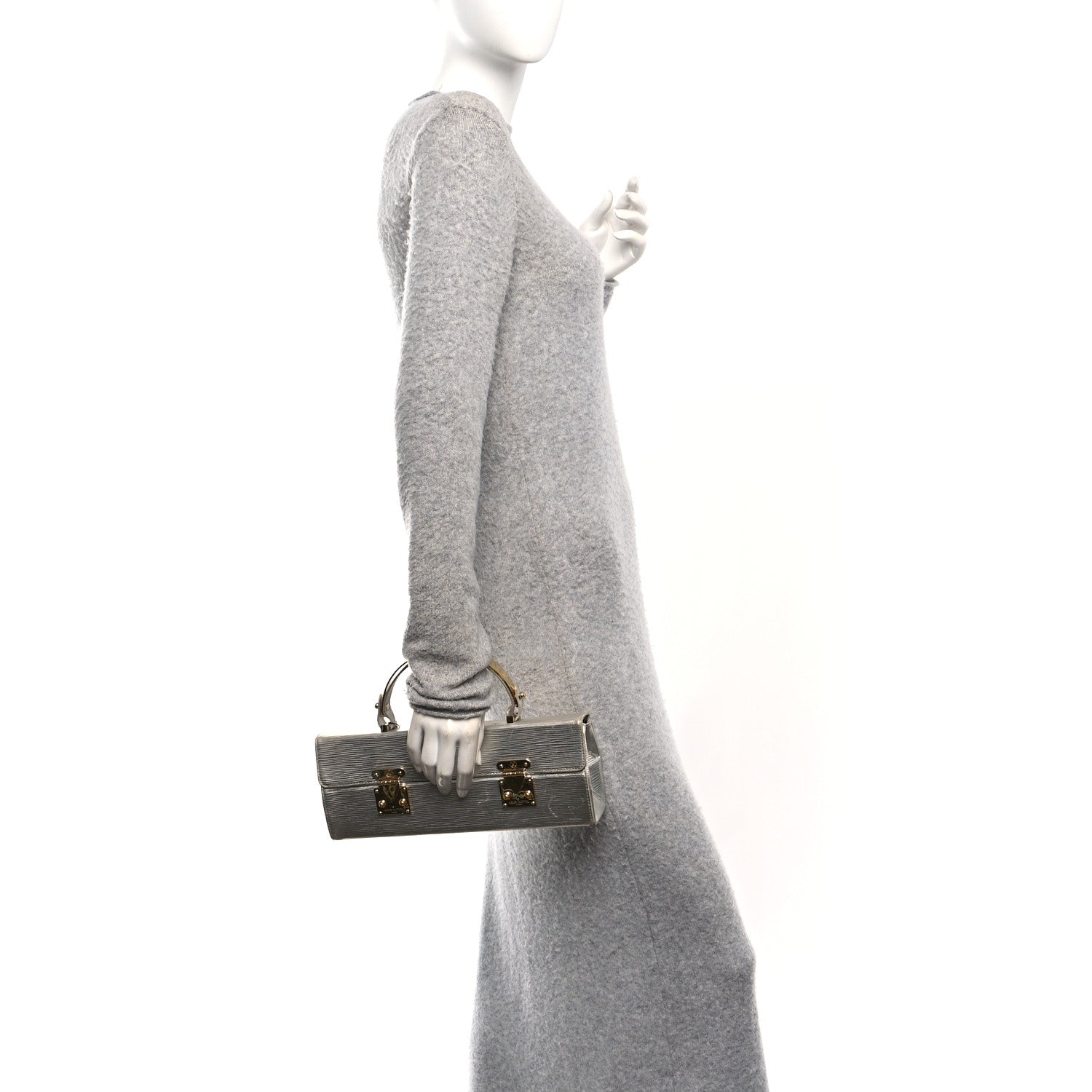 Louis Vuitton Metallic Epi Galaxia Silver