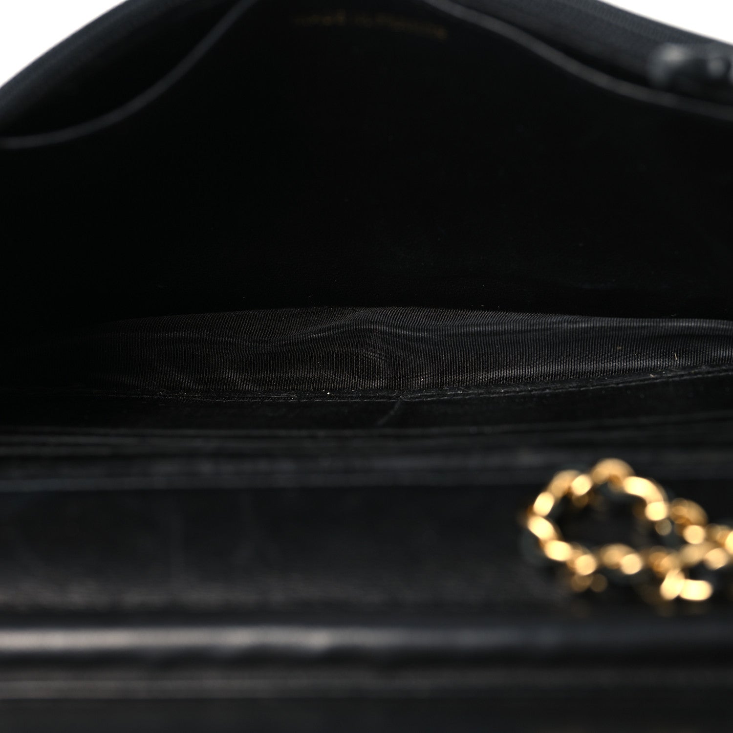 Chanel Caviar Timeless CC Wallet On Chain WOC Black
