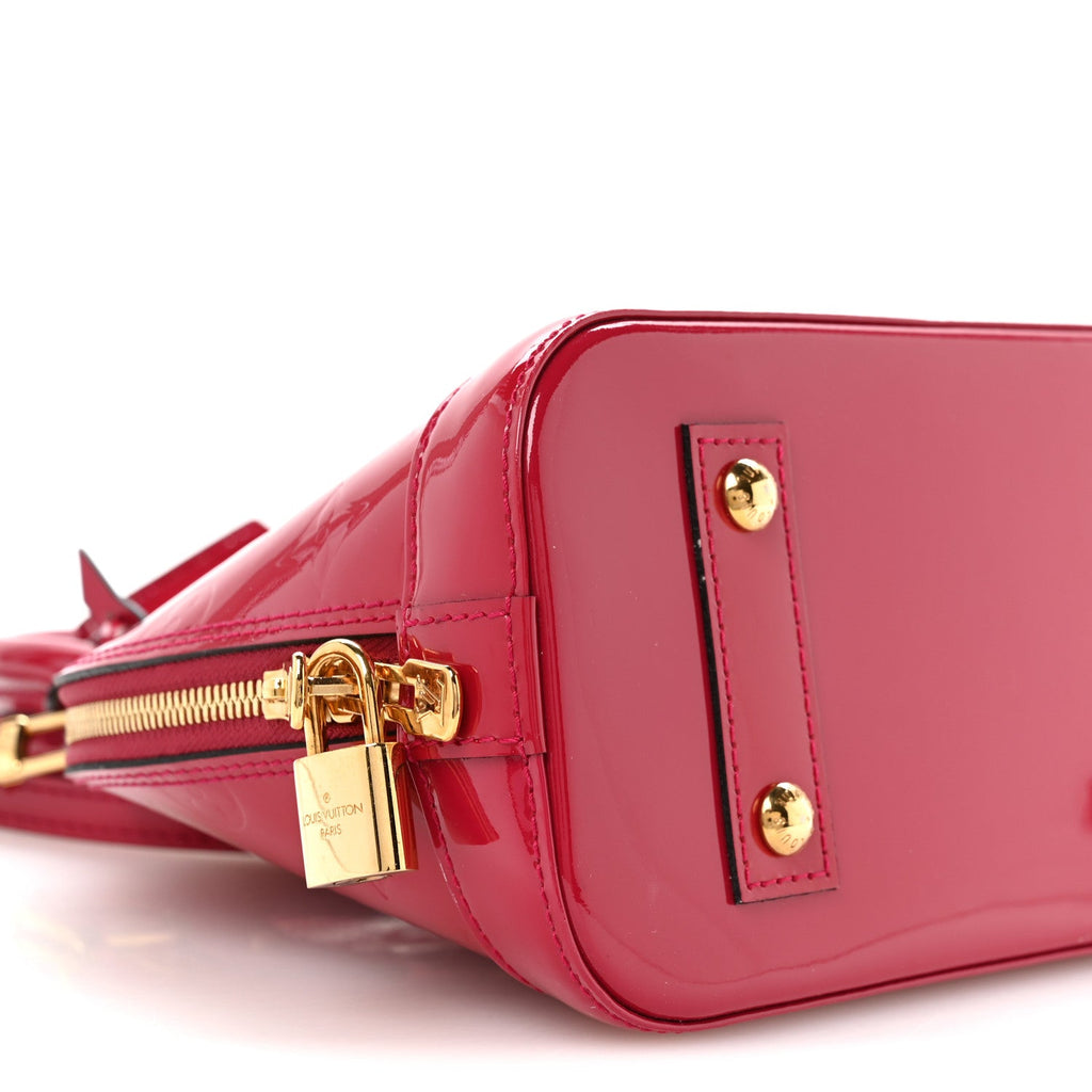 Louis Vuitton Vernis Alma BB Magenta