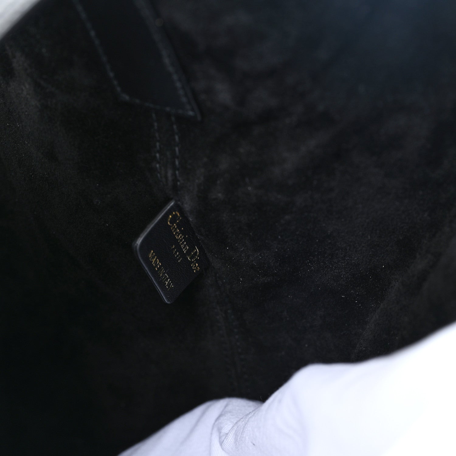 Christian Dior Calfskin Macrocannage Large Toujours Black
