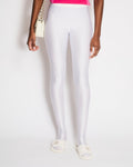 Chanel White Leggings with Coco Chanel Logo Band Detail Size M (UK 10)