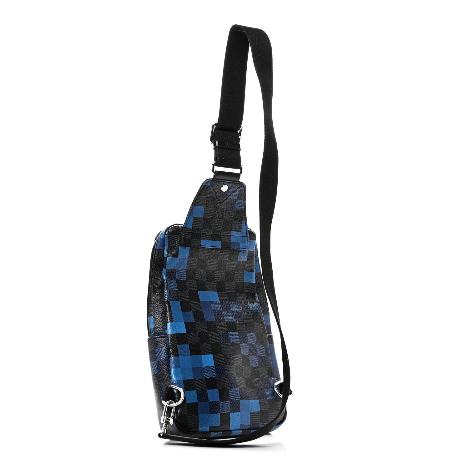 Louis Vuitton Damier Graphite Pixel Avenue Sling Backpack Blue