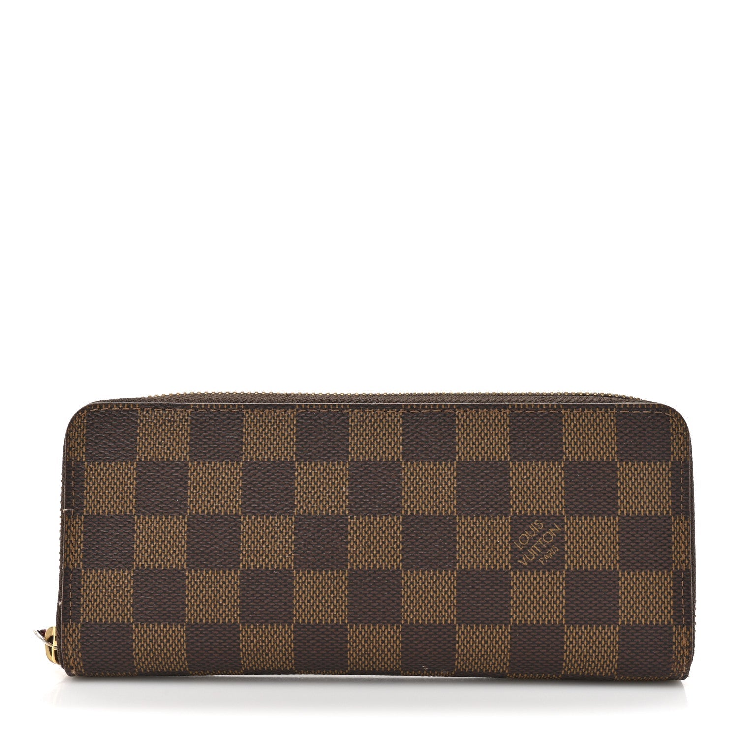 Louis Vuitton Damier Ebene Clemence Wallet Cherry