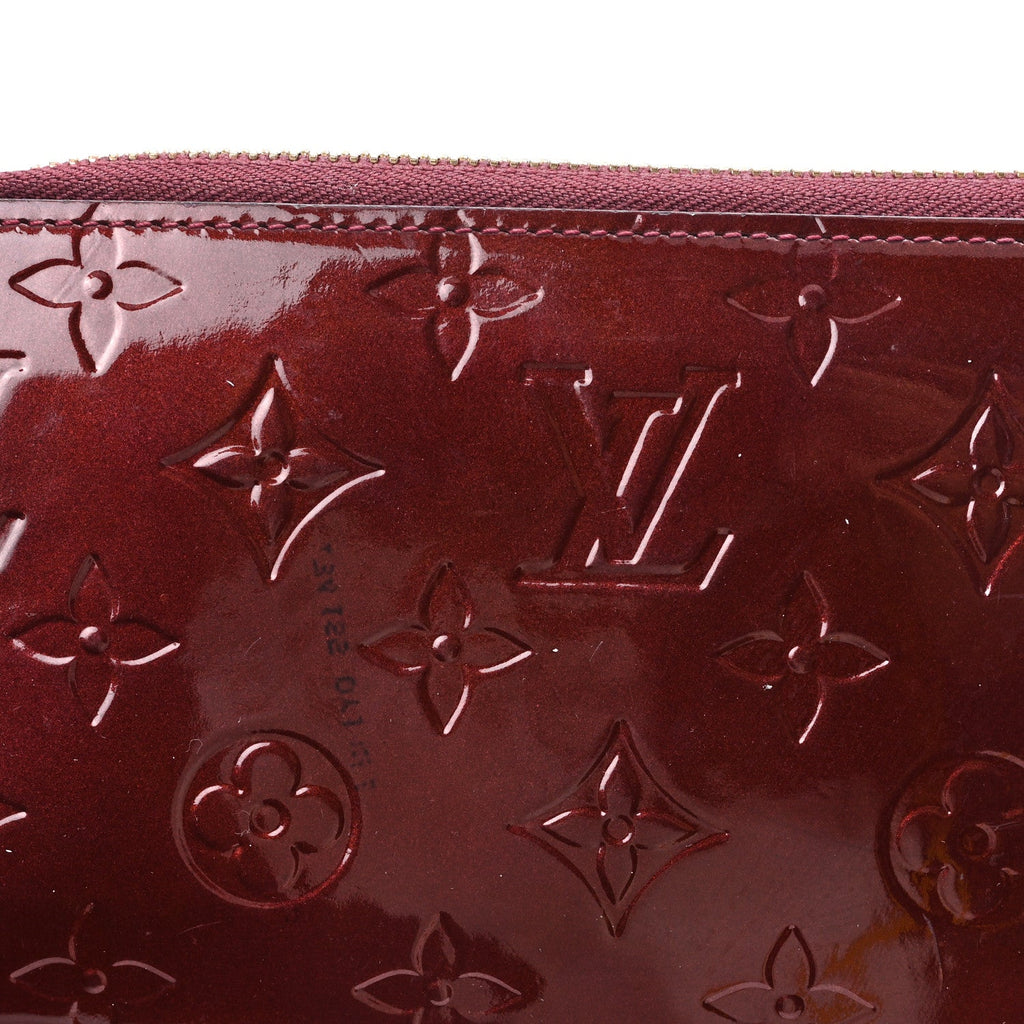 Louis Vuitton Vernis Zippy Wallet Rouge Fauviste