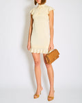 Chanel 07/P Ivory Sleeveless Knitted Midi Dress Size FR 36 (UK 8)