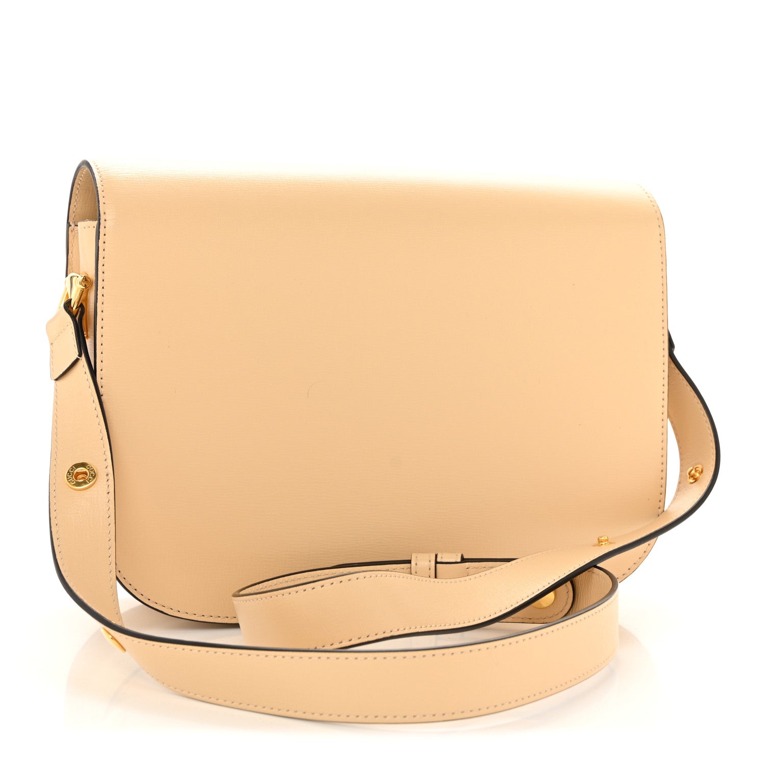 Gucci Azalea Calfskin Horsebit 1955 Shoulder Bag Bubble Tea