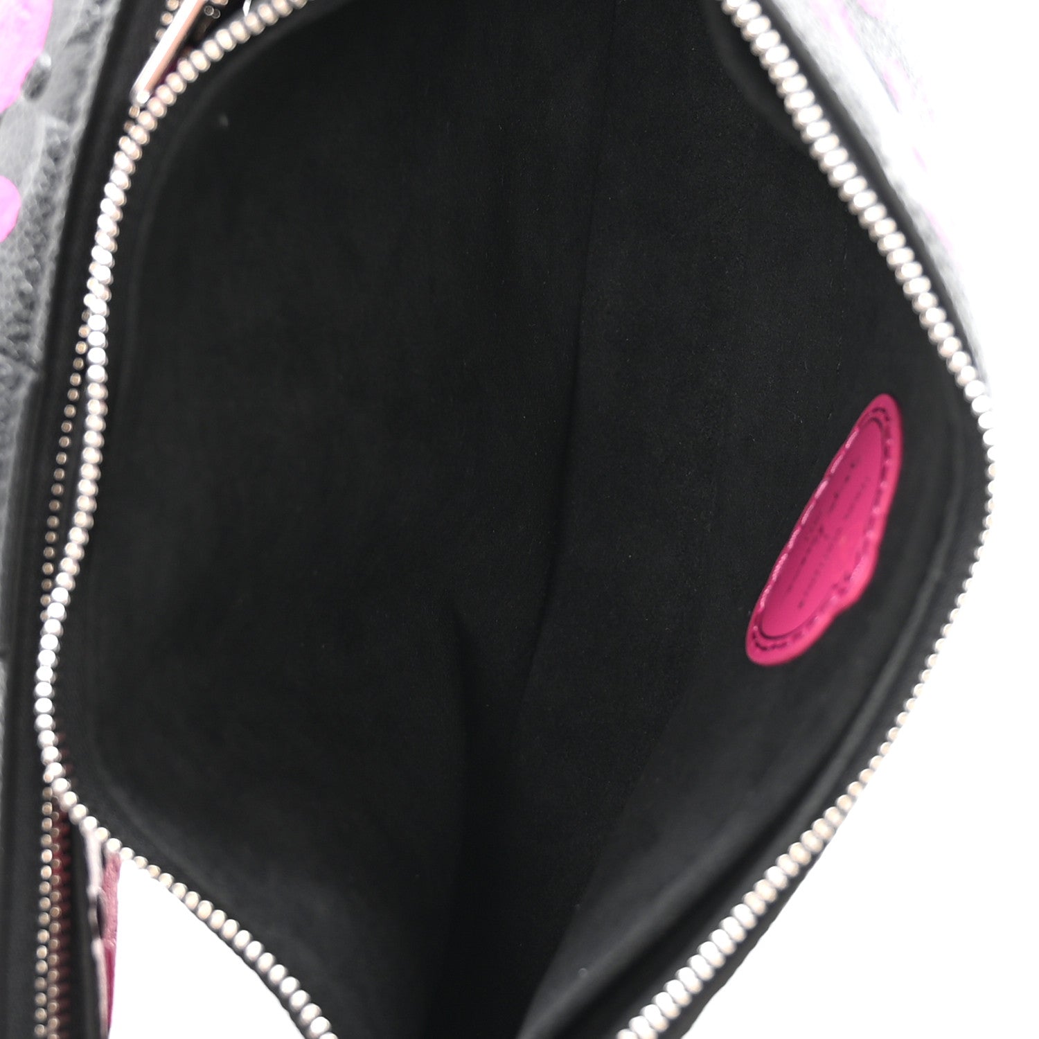 Louis Vuitton LV X YK Empreinte Multi Pochette Accessories Black Fuchsia