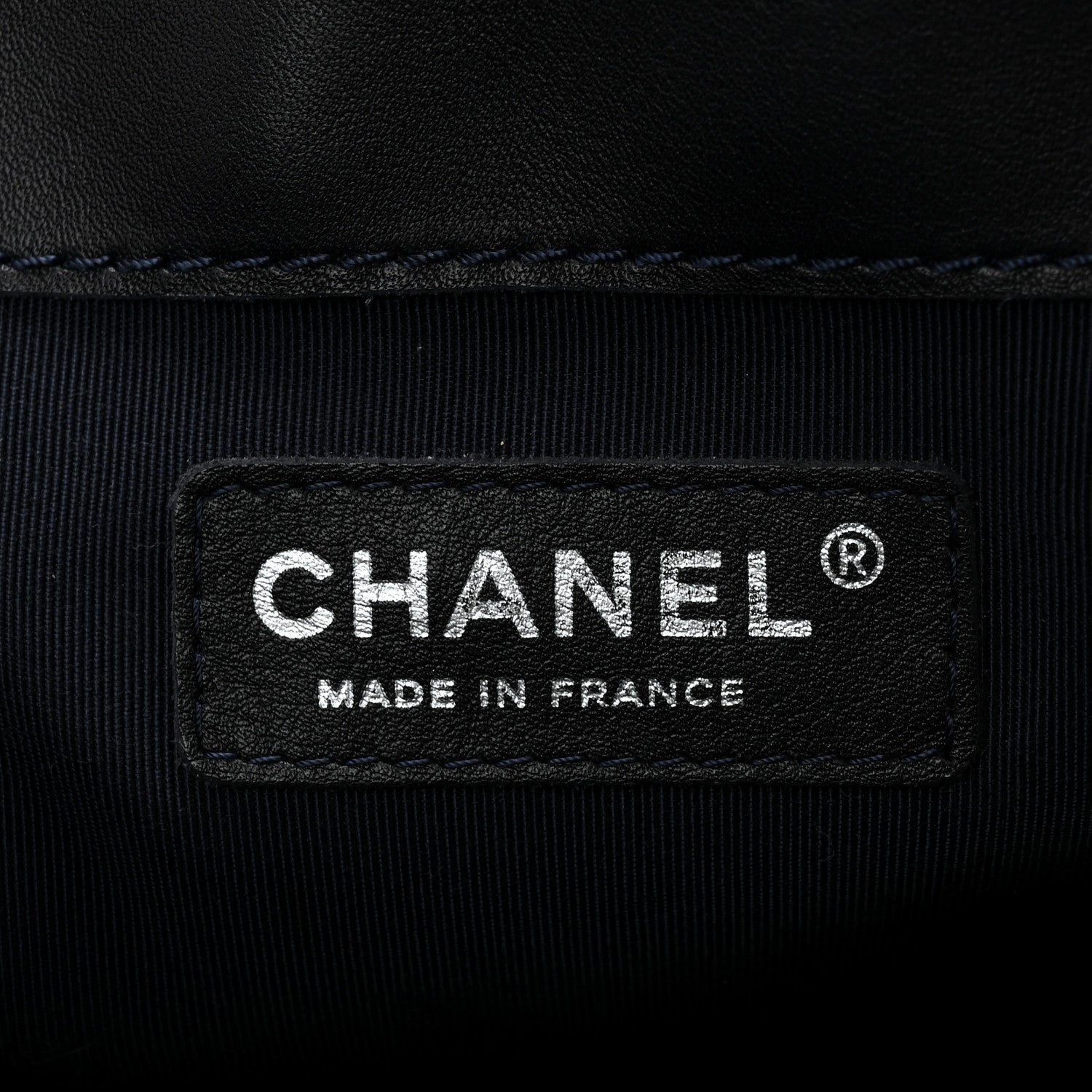 Chanel Patent New Medium Boy Reverso Flap Navy