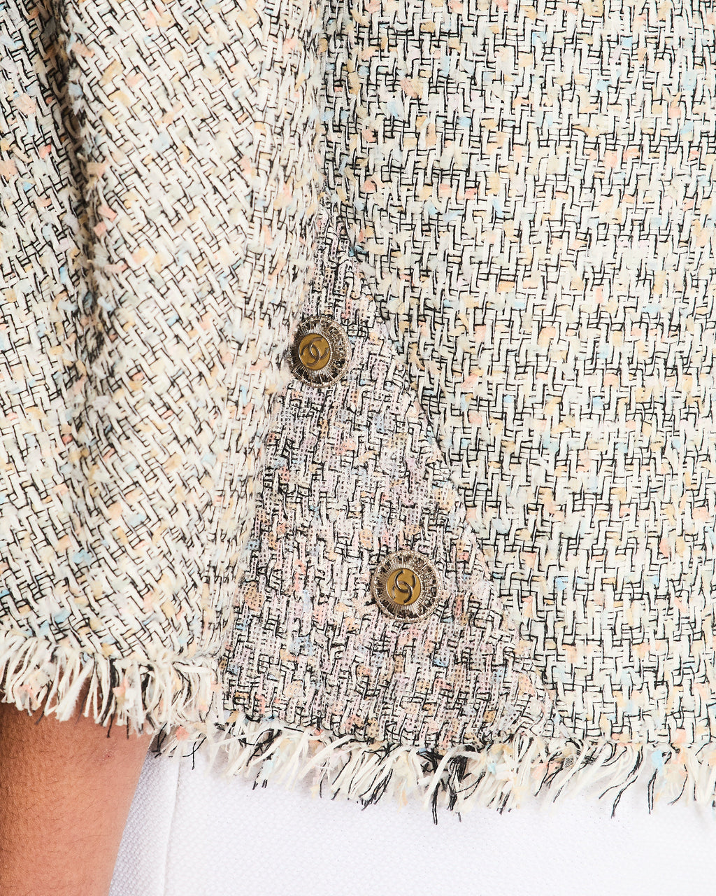 Chanel 22P Multi-Colour Tweed Blazer Size FR 42 (UK 14)