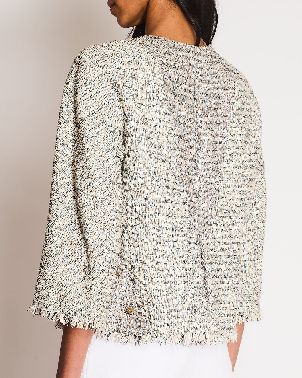 Chanel 22P Multi-Colour Tweed Blazer Size FR 42 (UK 14)