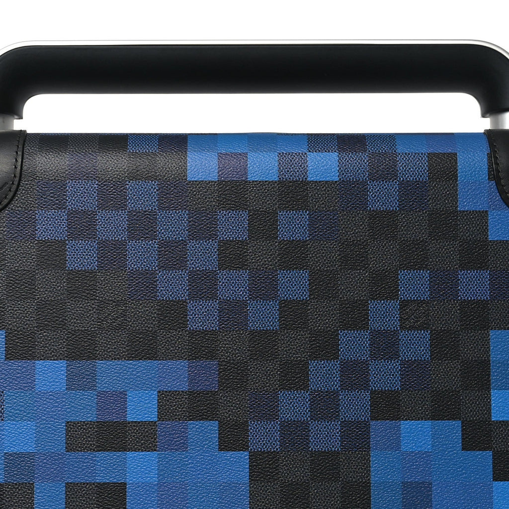Louis Vuitton Damier Graphite Giant Pixel Horizon 55 Blue