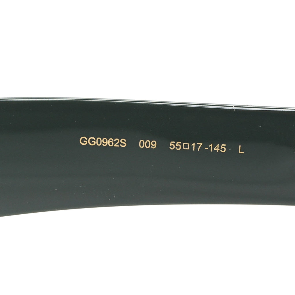 Gucci Acetate Rectangle Sunglasses GG0962S Black Khaki
