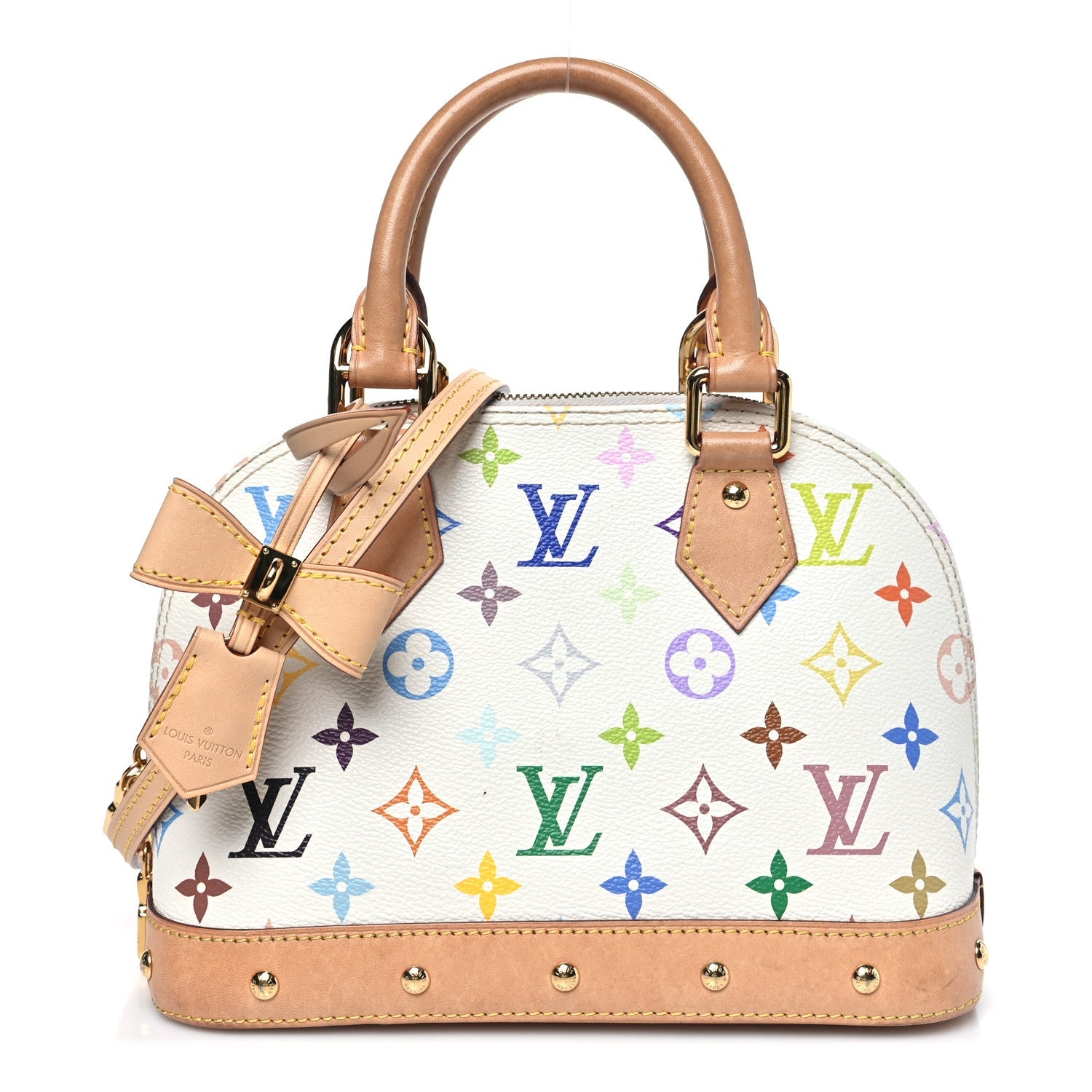 Louis Vuitton LV x TM Monogram Multicolor Alma BB White