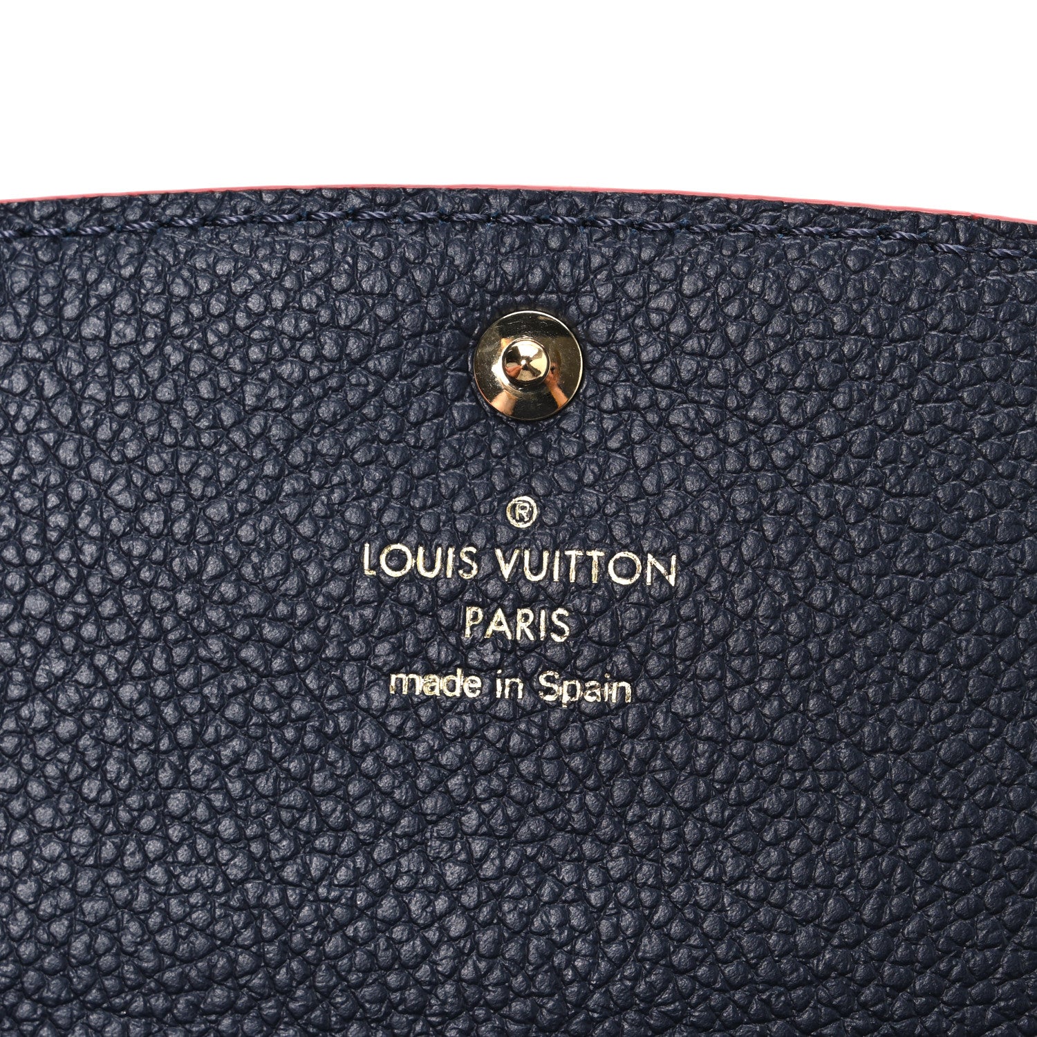 Louis Vuitton Empreinte Emilie Wallet Marine Rouge