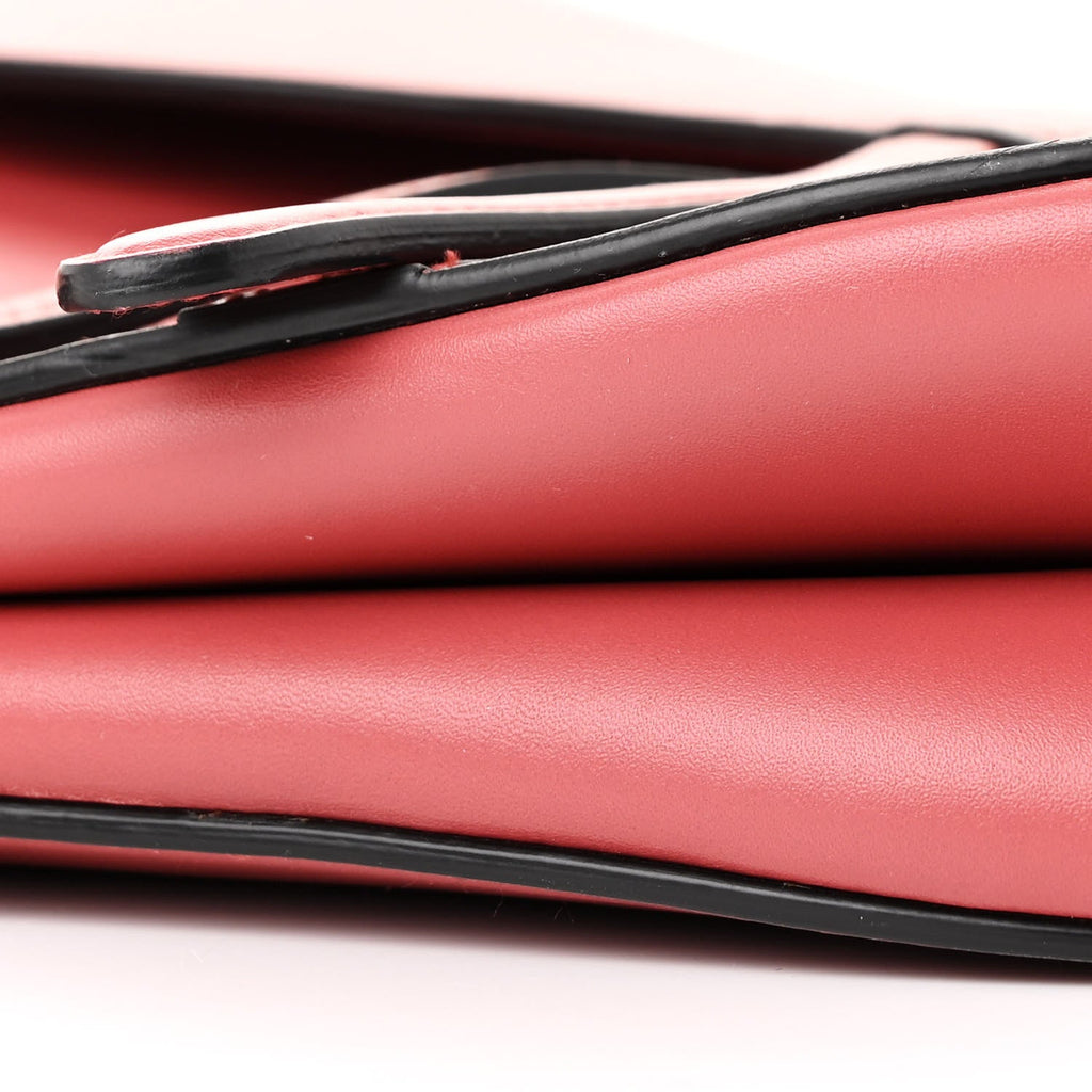 Christian Dior Calfskin Saddle Bag Pink