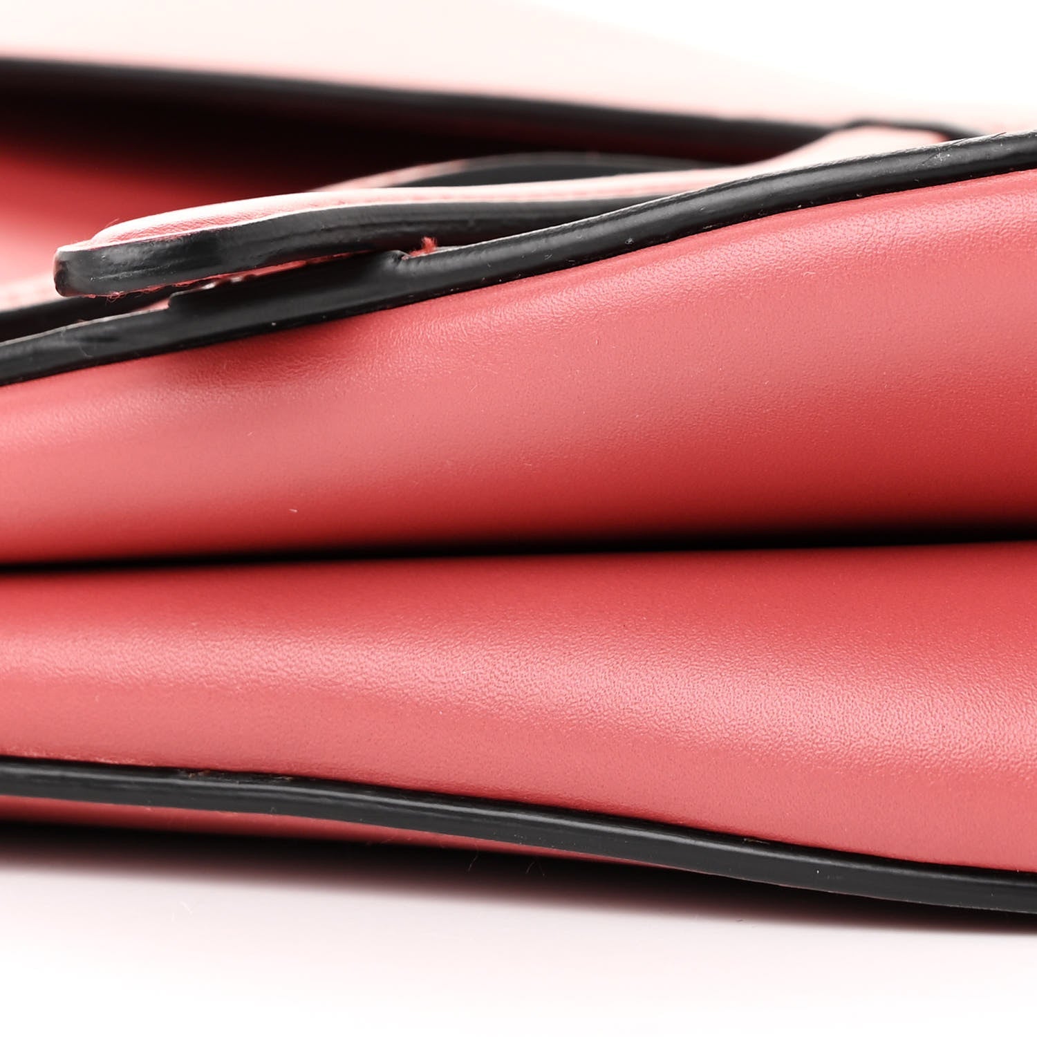 Christian Dior Calfskin Saddle Bag Pink