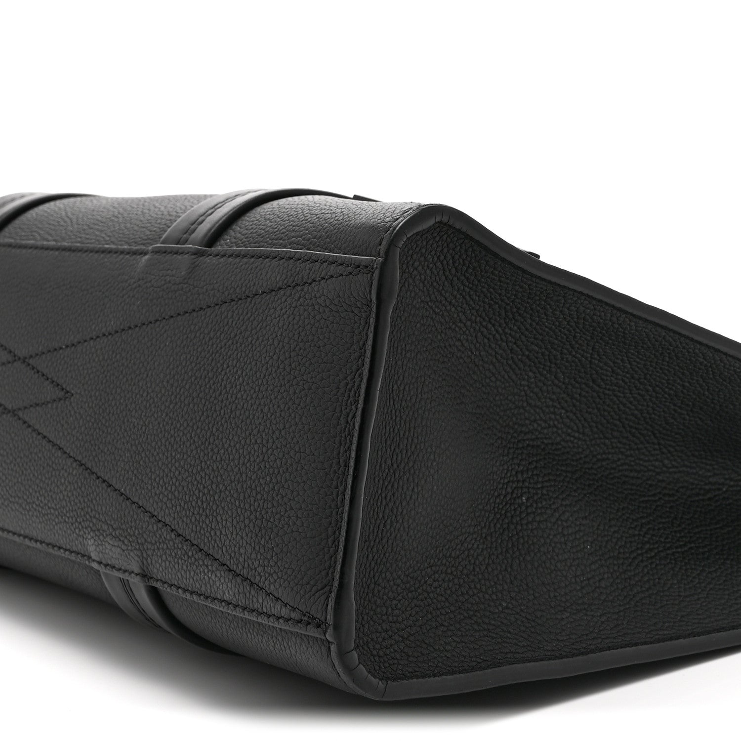 Louis Vuitton Grained Calfskin LV Aerogram Tote Black