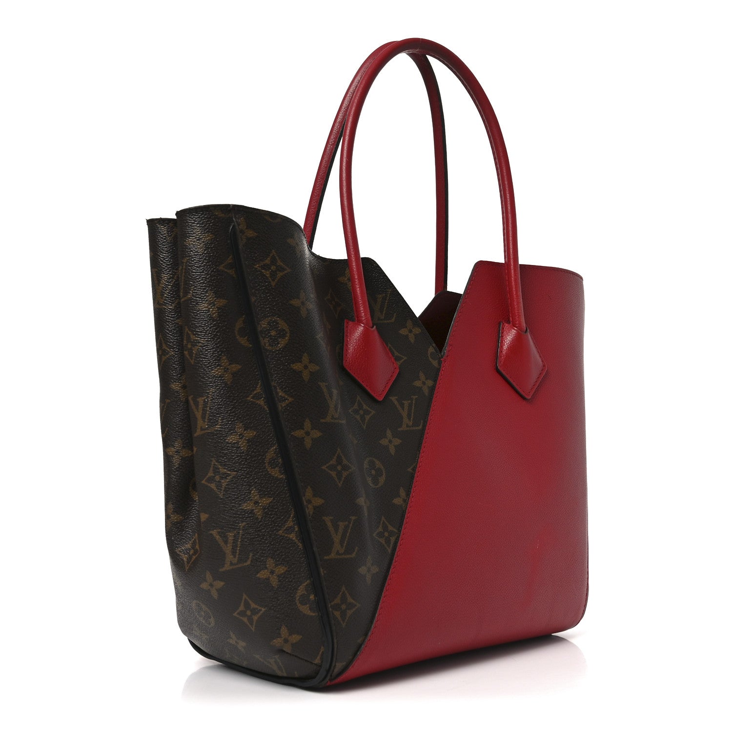 Louis Vuitton Calfskin Monogram Kimono Tote Cherry
