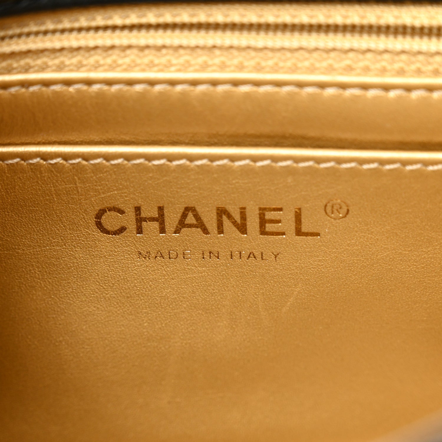 Chanel Lambskin Quilted Mini Pearl Crush Flap Black