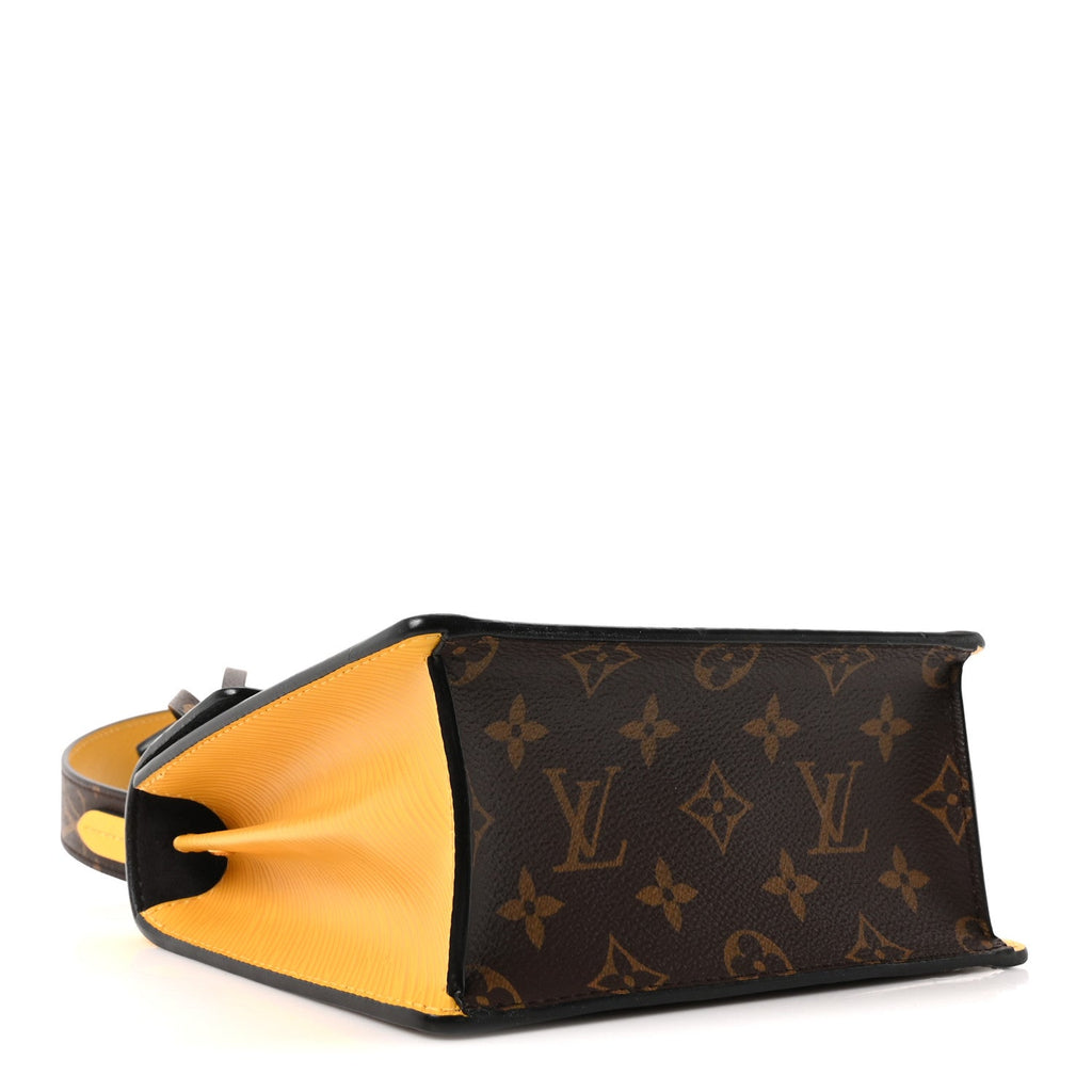 Louis Vuitton Vernis Epi Monogram Spring Street Bitume Metallise