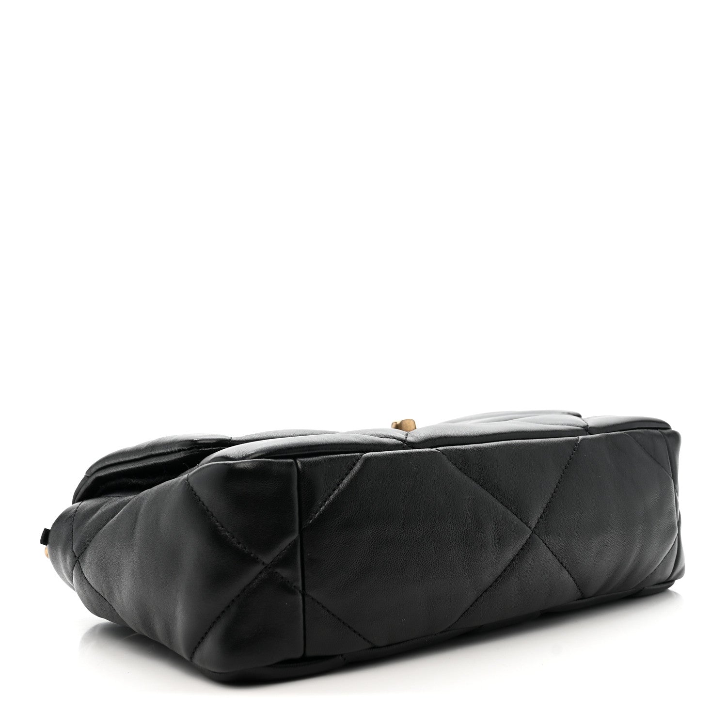 Chanel Lambskin Quilted Medium Chanel 19 Flap Black