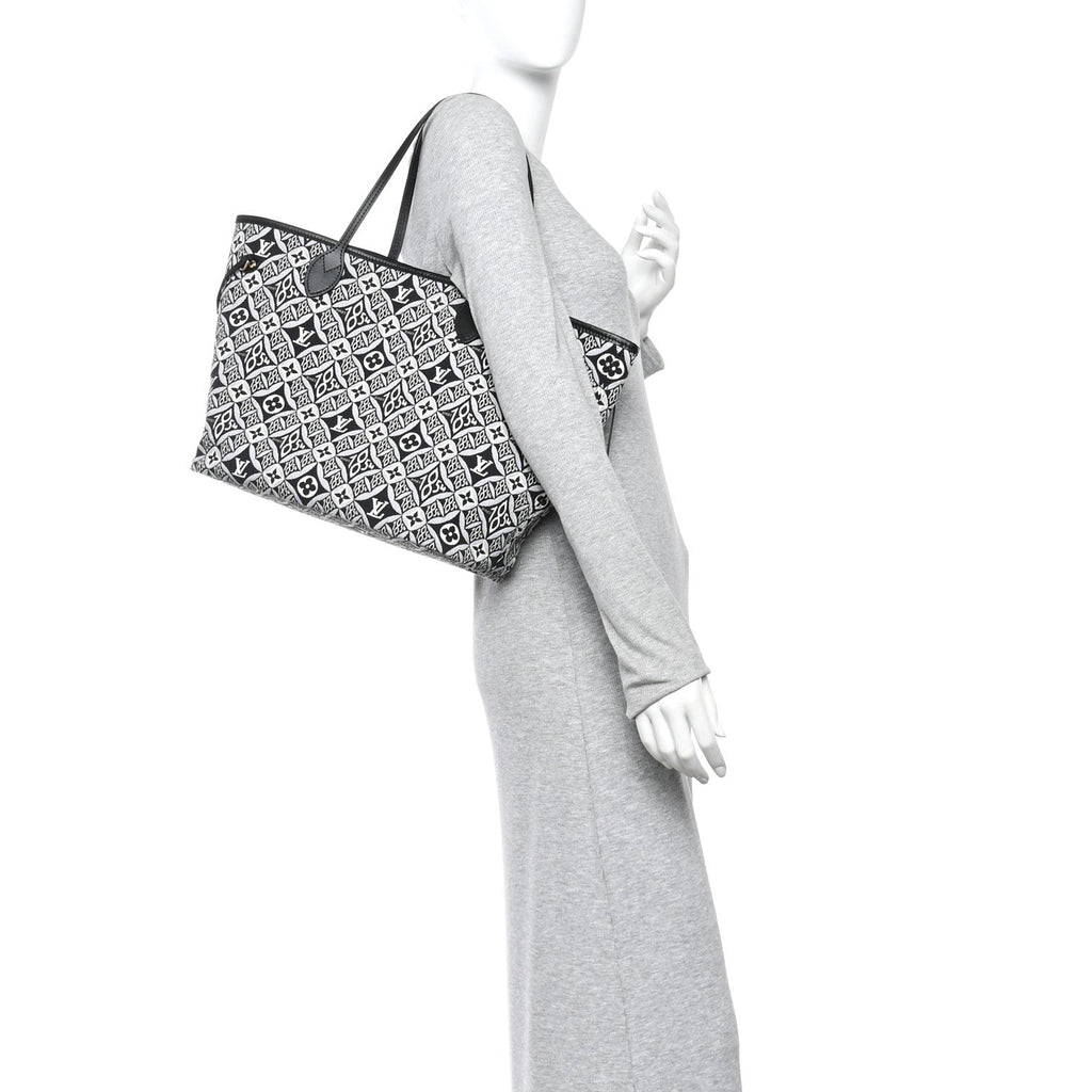 Louis Vuitton Jacquard Since 1854 Neverfull MM Grey