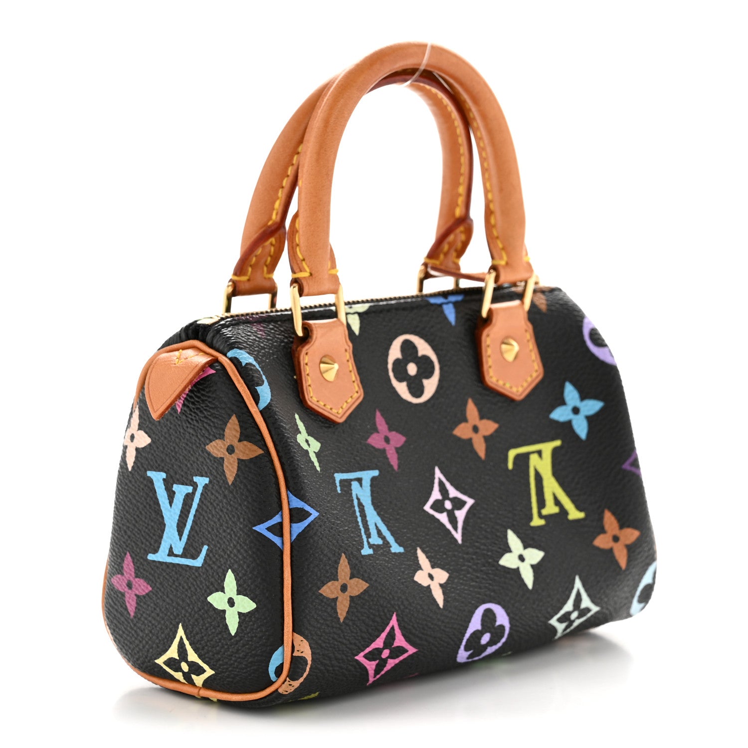 Louis Vuitton Monogram Multicolor Mini Sac HL Speedy Black
