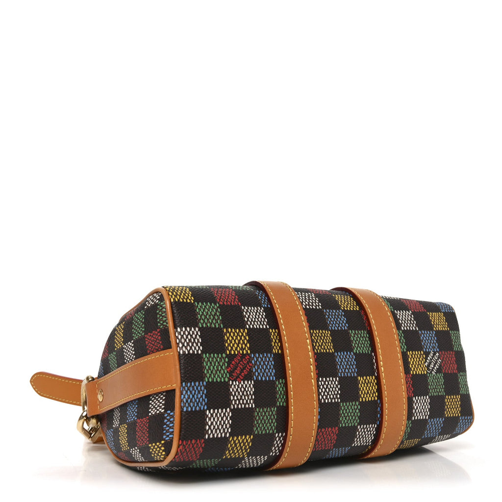Louis Vuitton LV Vers Damier Ebene Keepall Bandouliere 25