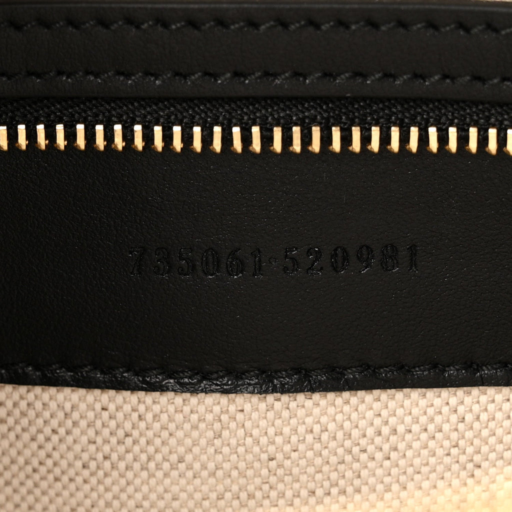 Gucci Calfskin GG Matelasse Tote Bag Black