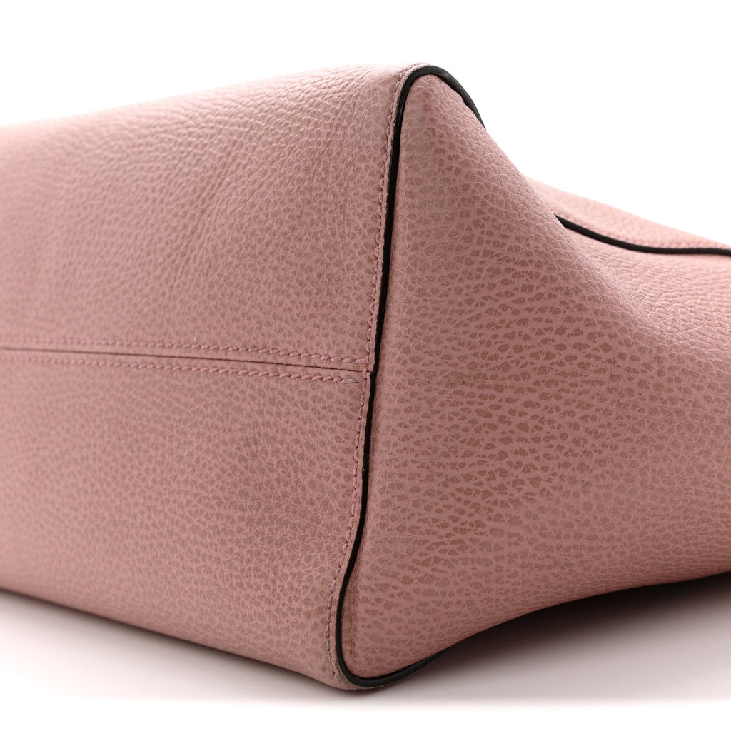Gucci Dollar Calfskin Small Swing Tote Soft Pink