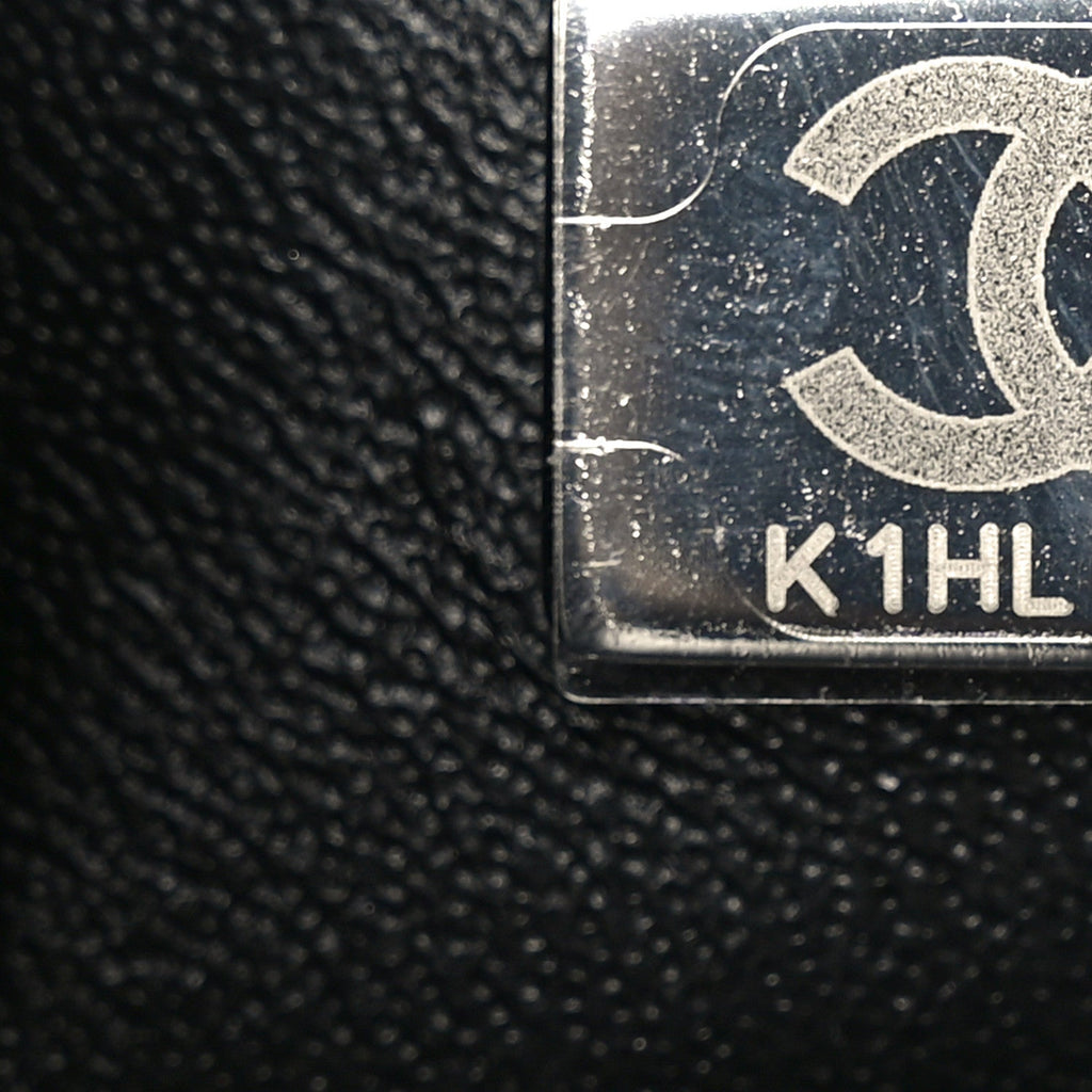 Chanel Lambskin Quilted Mini Rectangular Flap Black