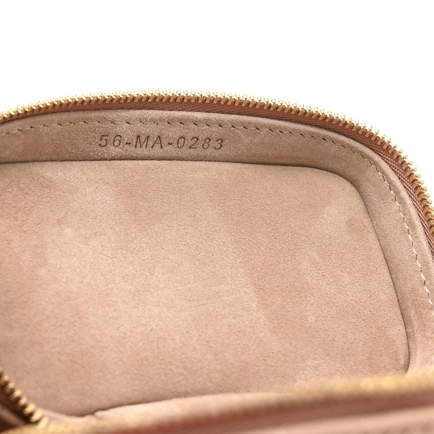 Christian Dior Lambskin Cannage Micro Lady Dior Vanity Case Rose Des Vents
