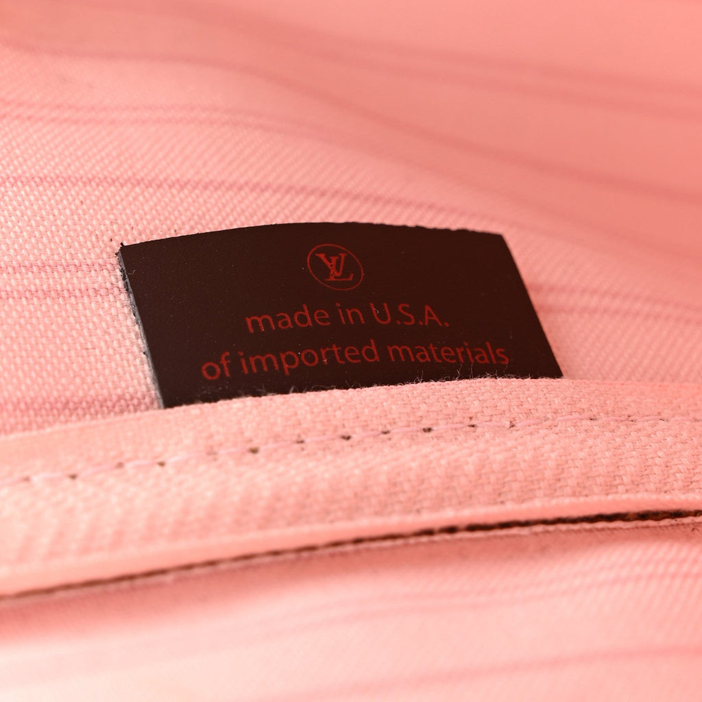 Louis Vuitton Damier Ebene Neo Neverfull MM Rose Ballerine